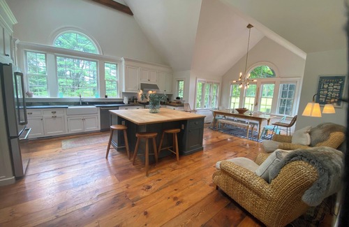 North Canaan House | 1700s Farmhouse with Modern Amenities and Comfort. Pool, Hot Tub, Views.