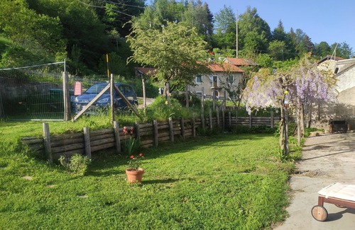 Calizzano House | 1700s renovated farmhouse with fireplace, large garden veranda