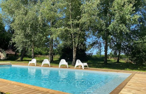 Saint-Germain-les-Belles House | 17th Century Manor with Private Pool