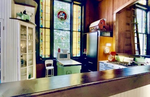Lake Michigan Beach House | 1800's Church, Restored And Converted To A Designers Private Beach Retreat