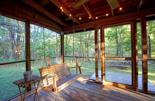 Banner Elk Cabin | 1848 Log Cabin in the Trees w/Fire Pit/Foscoe/No Damage from Helene!
