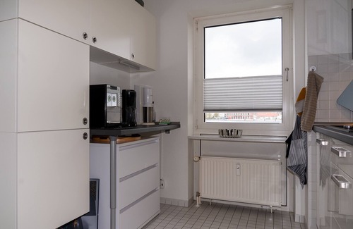 Innenhafen Apartment | 198 Fewo Südstrandoase - 198 Fewo Südstrandoase mit Meerblick und Strandzugang