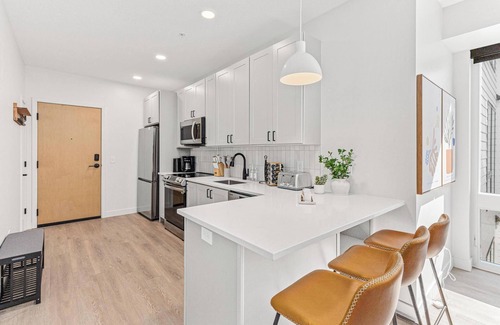 Regina Condo | 1BD King Retreat w Gym, Wi-Fi, Office & Mins to DT