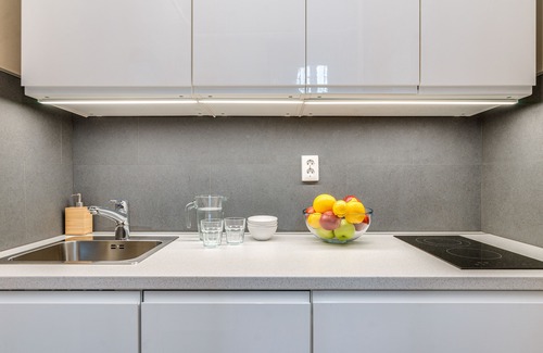 Inner City Budapest Apartment | 1BR/1BA, AC ♥ Elegant & Bright Suite with a Private Balcony Overlooking Downtown