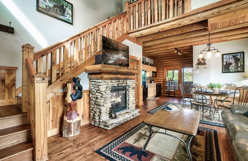 Pigeon Forge Cabin | 1mile->Dollywood~Parkway, HotTub~King, Resort Pool
