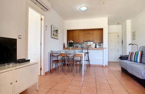 Playa Honda Apartment | 1st floor apartment, front line complex, sea view