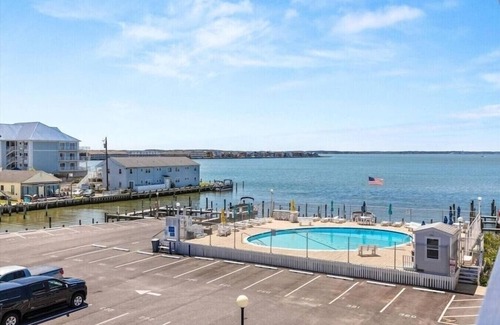 Midtown Ocean City Condo | 1st Floor Bayfront 1 bedroom Updated Condo with pool overlooking the bay!