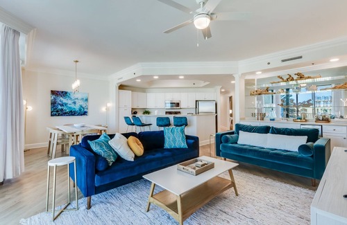 Orange Beach Condo | 2/2 Bayfront Beauty: 2023 Reno! Lazy River Lounging @ Lighthouse on the Bay 2406