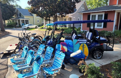 Laurel Grove House | 2 - 6 Seater Golf Carts, 5 Adult 2 Kid Bikes, 6 Beach Chairs, Picturesque Views!