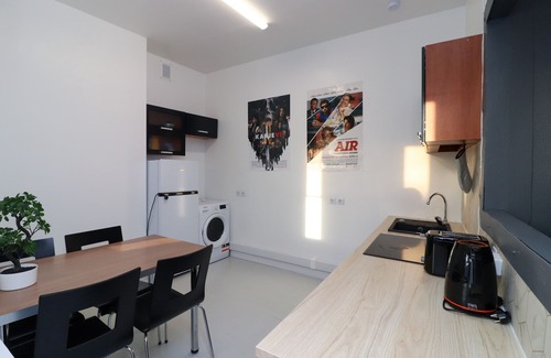Old Town Apartment | 2-bed, 1.5-bath Old Town Flat with Sauna and Bar