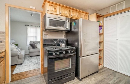 Wichita House | 2 Bed 1 Bath Home w/2 Car Garage & Fenced Yard