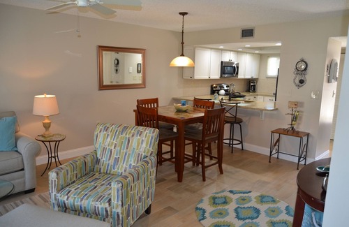 Butler Beach Condo | 2 Bed, 2 Bath with ocean view, just steps to the beach w/private beach access