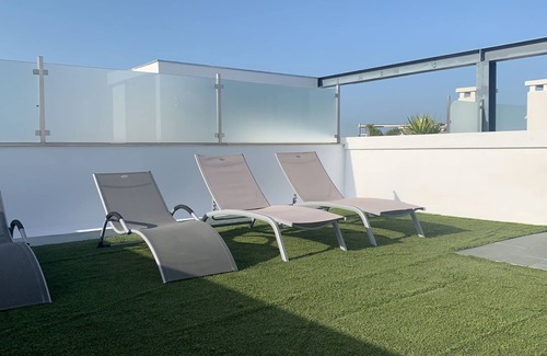 Tavira Apartment | 2 Bed Penthouse Private Roof Terrace Sleeps 4