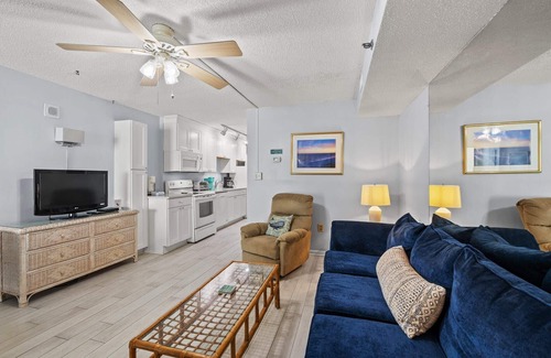 Crescent Beach Condo | 2-bedroom, 2-bathroom 3rd floor oceanfront condo | San-a-Bel - 311