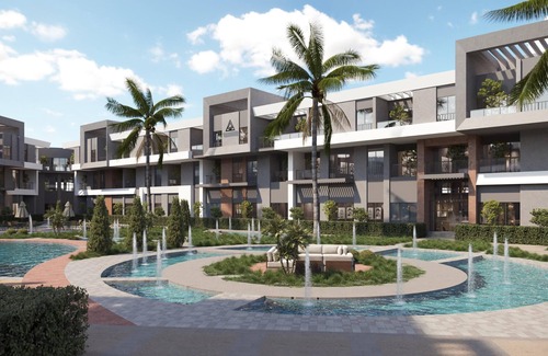 Village Road Apartment | 2-bedroom apartment in sunny Red Sea Governorate with pool view