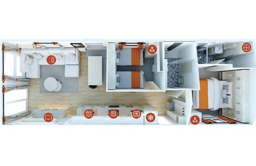 Arnold Cabin | 2 bedroom accommodation in Skirlaugh, Nr Hull