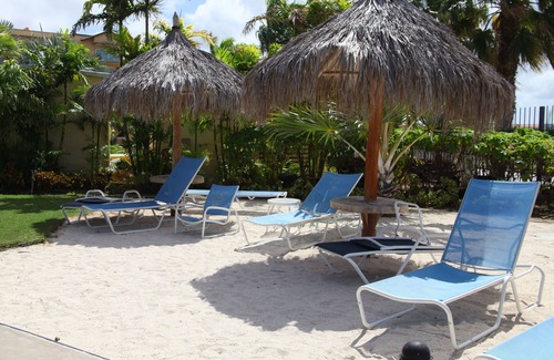 Oranjestad-West Condo | 2 Bedroom Beachfront With private Sundeck & Jacuzzi