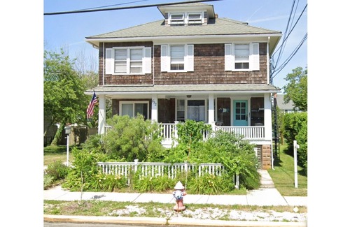 Avon Apartment | 2-bedroom down stairs 2 blocks from beach in Bay Head with AC & bikes