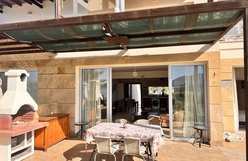 Bouvet Island Apartment | 2 bedroom ground floor apartment in Tatlisu, North Cyprus. communal pools onsite