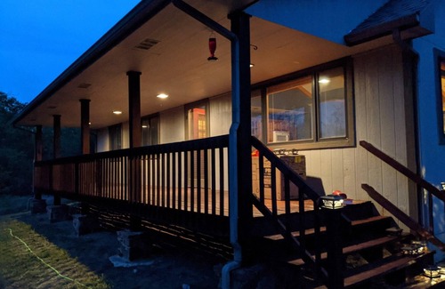 Elk County House | 2-bedroom vacation home sitting on your own private lake for fishing/relaxing.