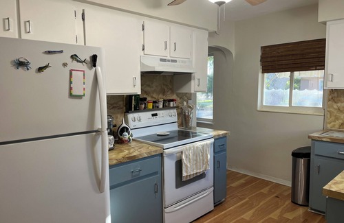 Jungle Terrace House | 2 Bedrooms, 1 Bath, Fenced Yard, Pet Friendly, All Utilities Included