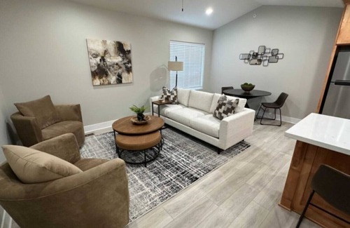 Council Bluffs House | 2 Beds + Built-in Desk | Quiet Retreat