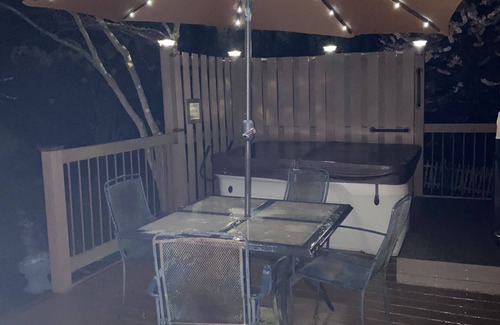 Waynesville House | 2 BR, 1-1/2 bath house in wooded setting with private back yard, deck, hot tub.