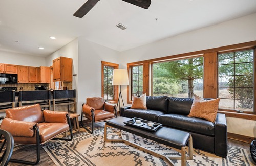 Boyne Valley Township Condo | 2 BR | Creekside Condo | Ski In/Ski Out | Hot Tub | Sleeps 8 | Pet Friendly