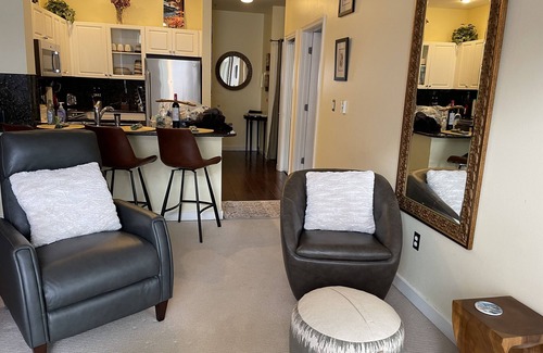 Belltown Condo | 2 BR, Downtown, WATER VIEW. 98% Walk Score! FREE Pkg-Hot Tub, Pool, weight room