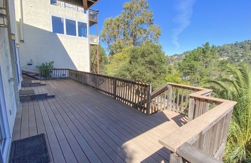 West End House | 2-BR Home with views, large deck, kitchen, living room, free laundry