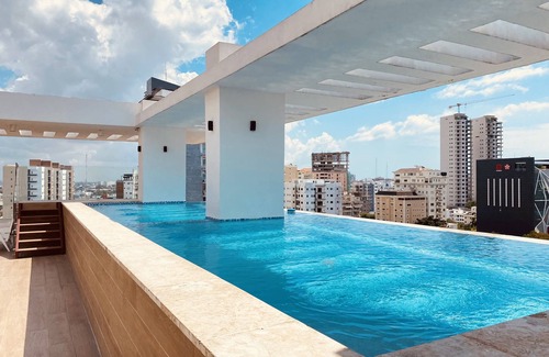Yolanda Morales Apartment | 2 BR Luxury/Infinity Pool/Gym/Downtown/Best 📍