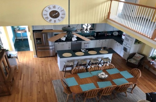 Ocean Ridge House | 2 Family House Steps from Beach; 2 Master Bedrooms; Beach and Bike Equipment too