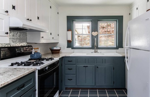 Candler House | 2 Gorgeous mountain homes surrounded by forest, babbling creek, just off Parkway