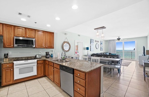 West Panama City Beach Condo | 2 Gulf Front Masters, LOW Floor, West Corner! Great Views! Snowbirds Welcome!