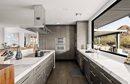 North Scottsdale House | 2 Homes+Pickleball+Gym+360 Valley Views+Pool/Spa