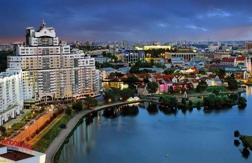 Minsk City Centre Apartment | 2-Level Penthouse Riverview