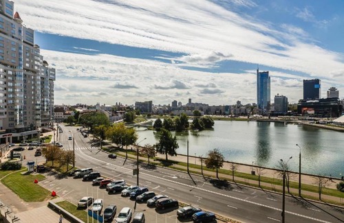 Minsk City Centre Apartment | 2-Level Penthouse Riverview