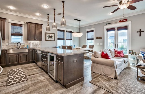 Rosemary Beach House | 2 Master Bedrooms, Large Upper Deck Kitchen, 4 Bikes Included Pet Friendly