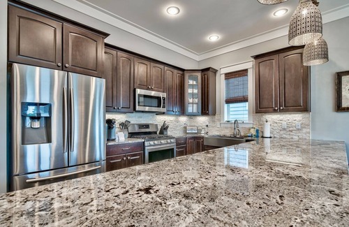 Rosemary Beach House | 2 Master Bedrooms, Large Upper Deck Kitchen, 4 Bikes Included Pet Friendly