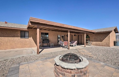 Lake Havasu City House | 2 Mi to Lake Home with Fire Pit in Arizona!