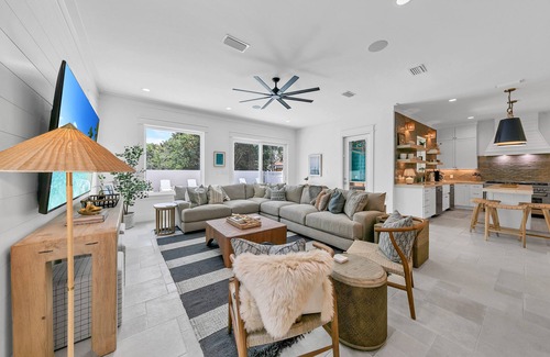 Frangista Beach House | 2 Min to Beach w/Chairs through Oct! Pool & Hot Tub! Rooftop Deck with Views! Perfect Getaway!