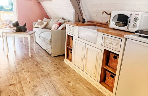 Moyaux Apartment | 2-person gîte with Spa, heated indoor pool, terrace and small garden