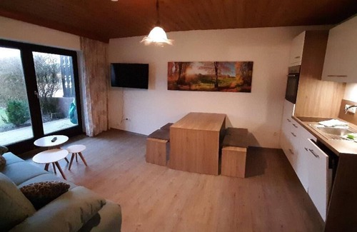 Frauenau Apartment | 2-room apartment with west-facing terrace and 2 barrier-free bathrooms