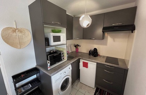 Plage d'Argeles Apartment | 2-room cabin 4 pers. near beach, parking, port view - Argelès