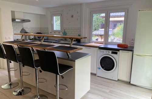 Les Houches Apartment | 2 Rooms Chamonix/Les Houches, superb view of the Mont-Blanc range