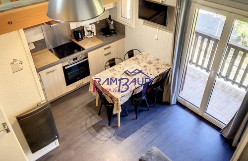 Valloire Apartment | 2 rooms duplex cabin 6 people Resort center