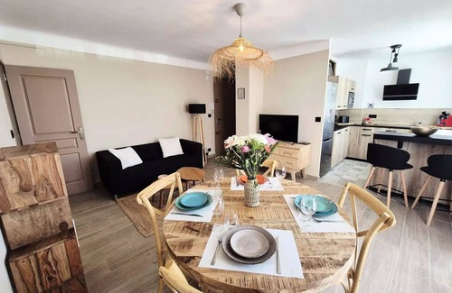 Les Sablettes Apartment | 2 Schlafzimmer, Klimaanlage, in der Nähe des Meeres