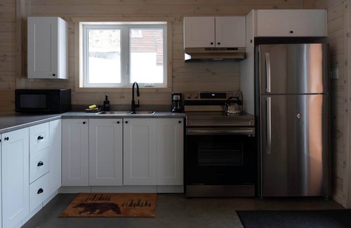 Bowman Ski Chalet | [# 2 The Dog] Cottage on the banks of the river.