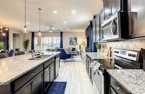 Four Corners House | 2 Theaters (Inside & Poolside)-Game Room-Pool/Spa