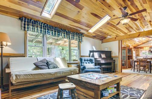 Skyland House | 20-Acre Cabin with Pond 5 Mi to Biltmore Estate!